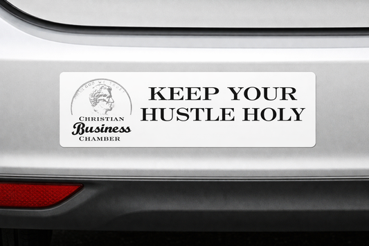 Bumper Magnet -Keep Your Hustle Holy